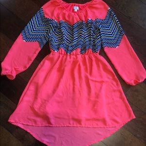 Girls high-low dress size M